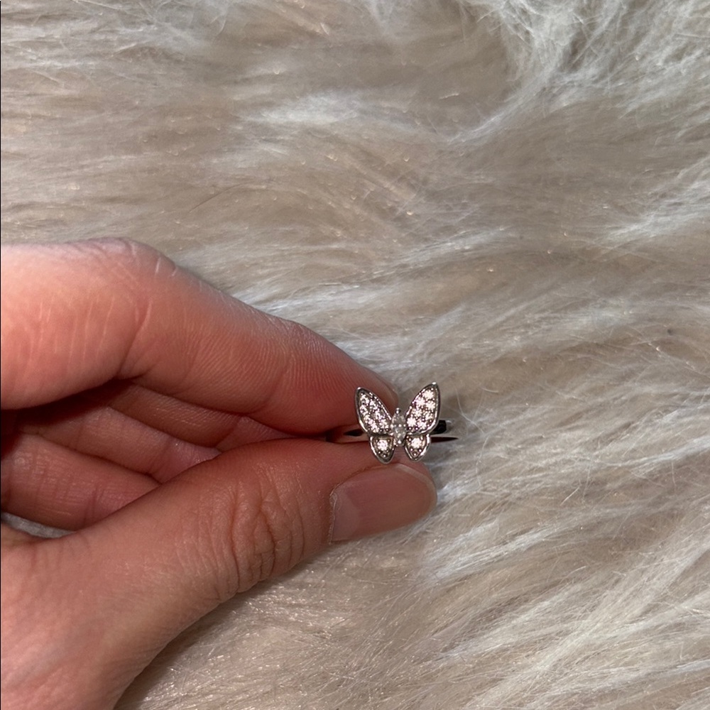 925 Silver Butterfly Ring